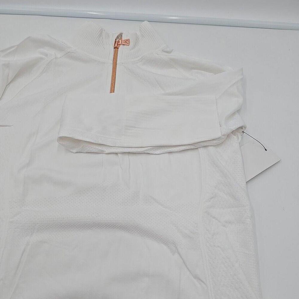 Anique Womens Sun Protective UPF 30+ Cooling Long Sleeve Pure White Medium Shirt - Picture 7 of 12